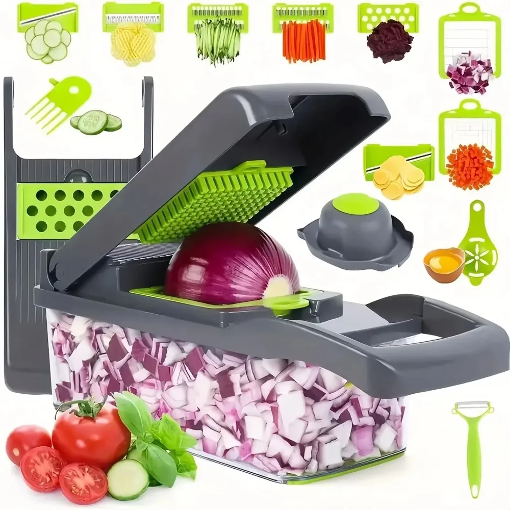 Korean Kitchen Gadgets - Çok fonksiyonlu Sebze Doğrama Kolu Gıda