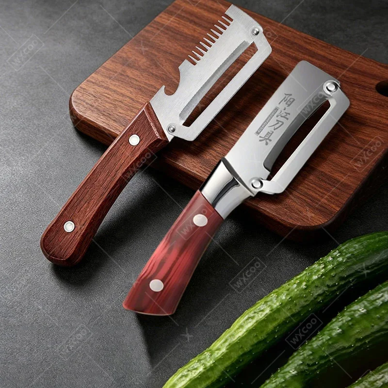 Kitchen Gadgets Peeler - WXCOO 2'si 1 Arada Paslanmaz Çelik