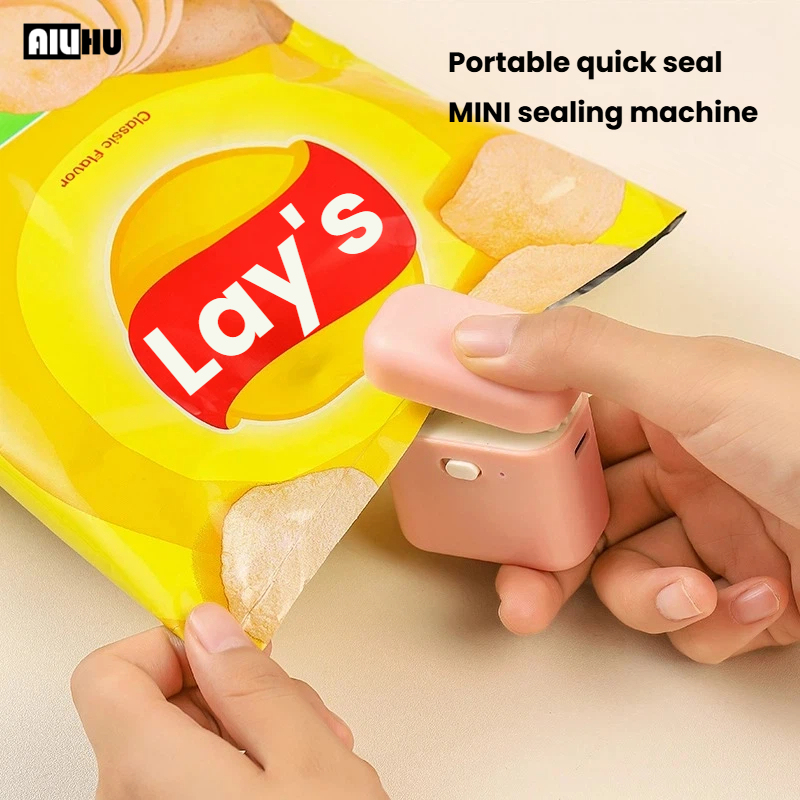 Kitchen Gadgets Built In - Şarj Edilebilir Mini Poşet Kapatıcı Taşınabilir