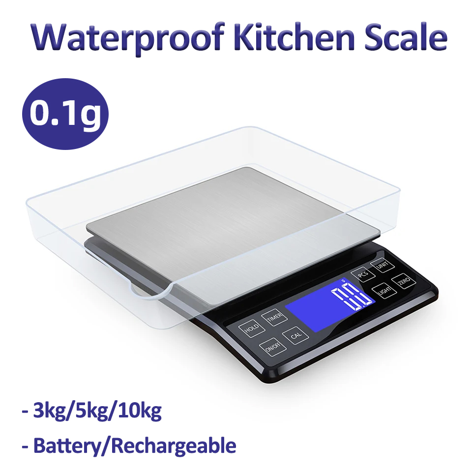 Kitchen Gadgets Electronic - Dijital Mutfak Terazisi 0.1g Yüksek Hassasiyetli