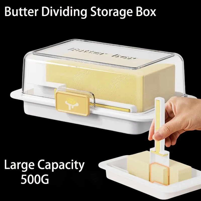 Kitchen Gadgets Built In - Hava Geçirmez Tereyağı Kabı, Dahili Kesici,