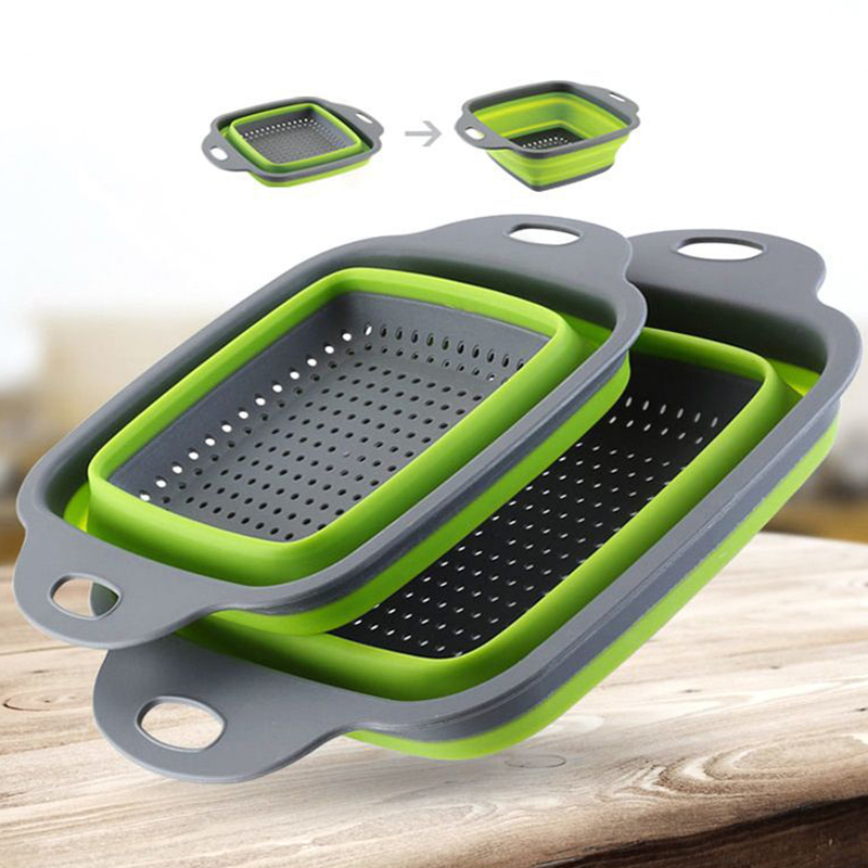 Kitchen Gadgets 2022 - 2022 Katlanabilir Sebze Yıkama Sepeti Sebze