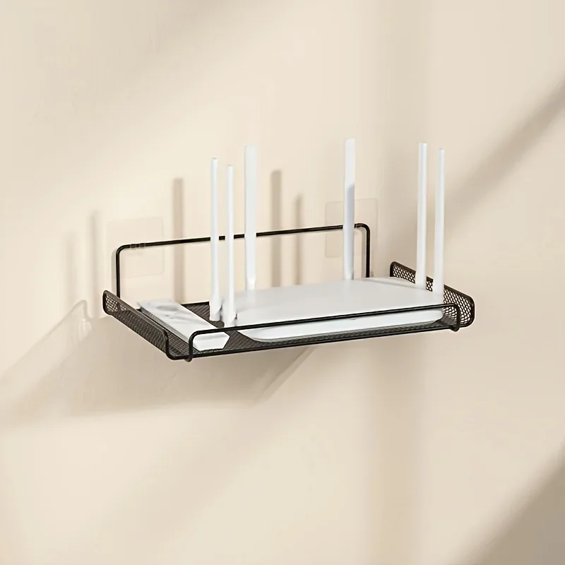 Kitchen Gadgets Best - Paslanmaz Çelik Router Rafı Deliksiz WiFi