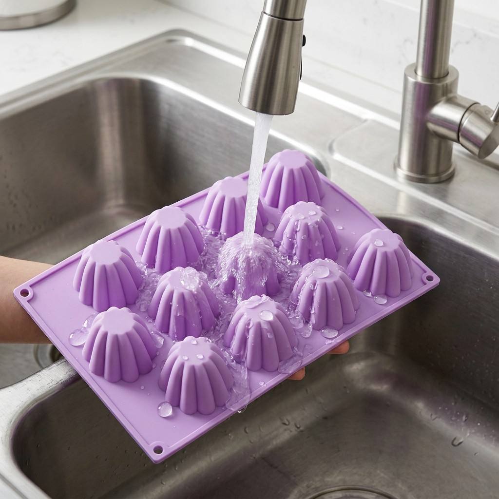Kitchen Gadgets Ninja - 12 Bölmeli Mini Spiral Silikon Kalıp,