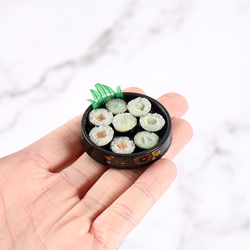 Kitchen Gadgets Gold - Mini Altın Desenli Suşi Tabağı Japon