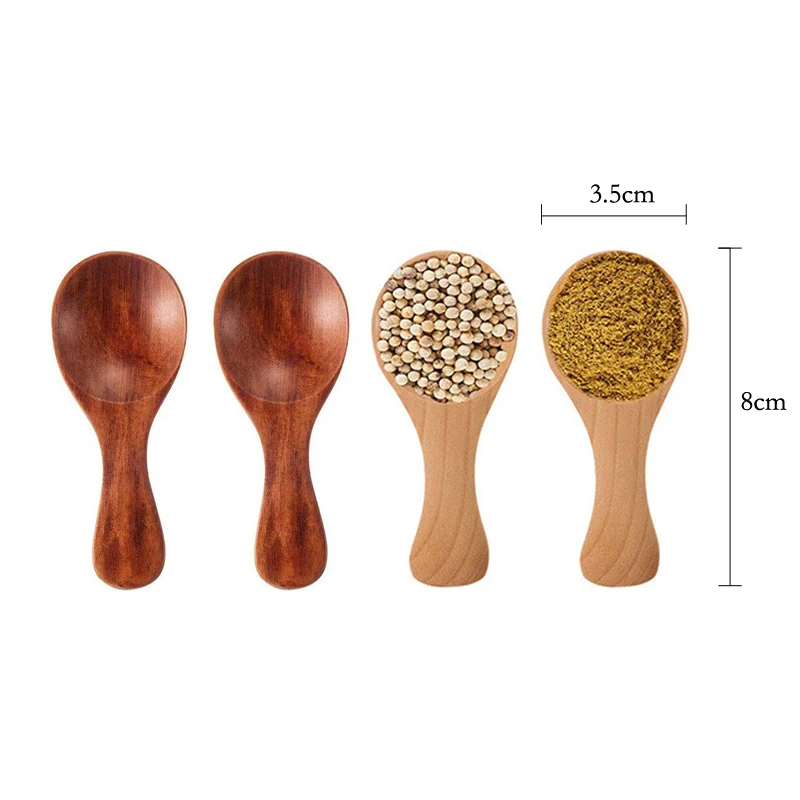 4 adet Mini Tahta Kaşık Küçük  - Kitchen Gadgets For Small Kitchens incelemesi ve fiyatı