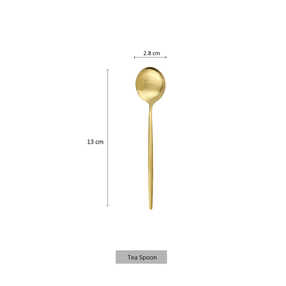 6Pcs Small Matte Spoon Tea Cof - Kitchen Gadgets Gold incelemesi ve fiyatı
