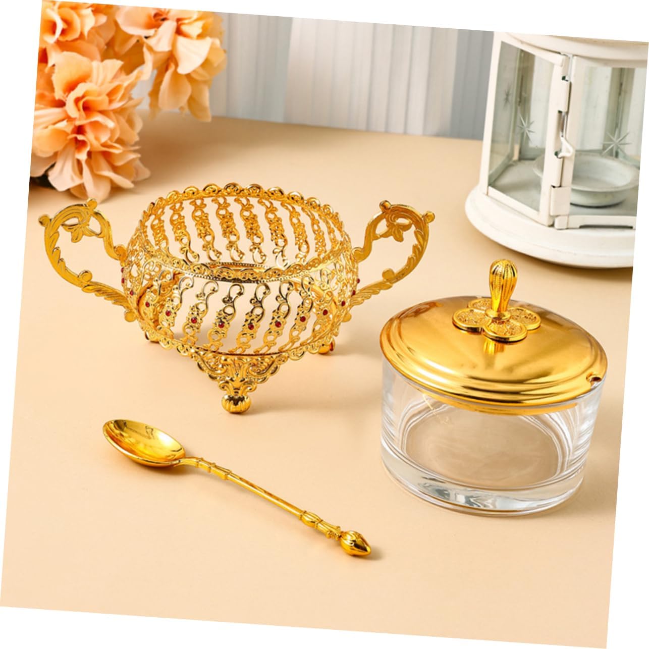 Kapaklı ve Kaşıklı şekerlik Al - Kitchen Gadgets Gold incelemesi ve fiyatı