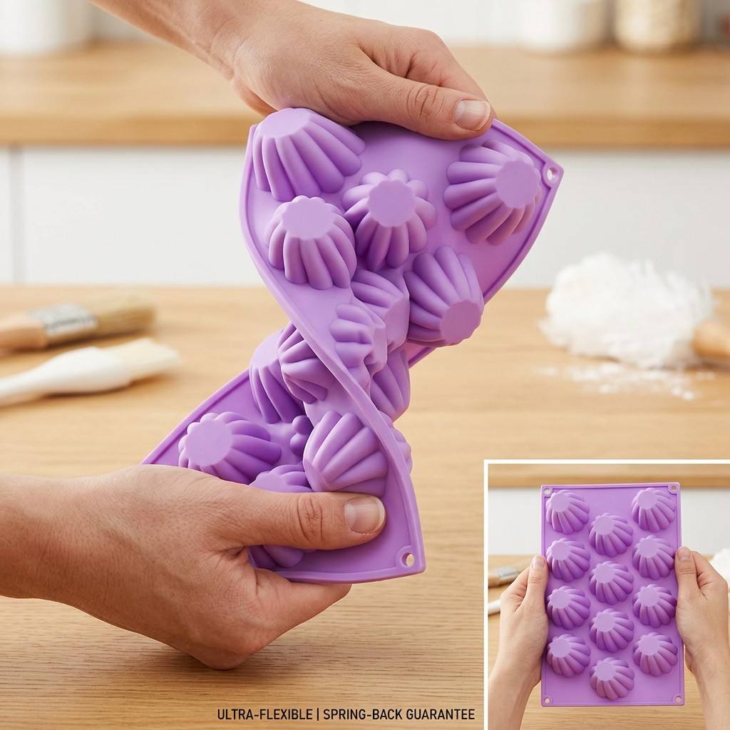 12 Bölmeli Mini Spiral Silikon - Kitchen Gadgets Ninja incelemesi ve fiyatı